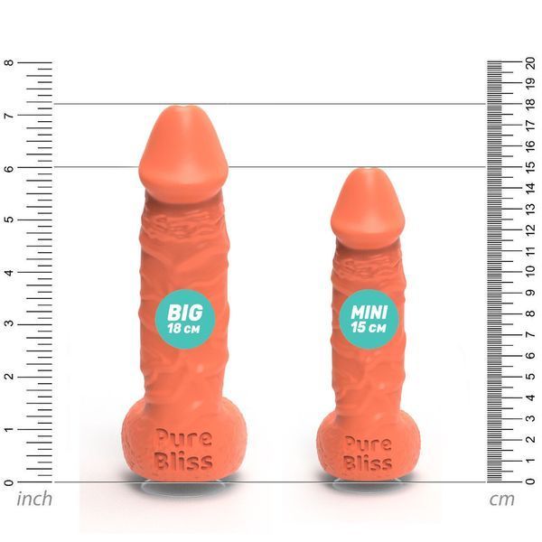 Крафтовое мыло-член Pure Bliss MINI с присоской, 165 г, натуральное, фруктовый аромат SO-SO6356 фото