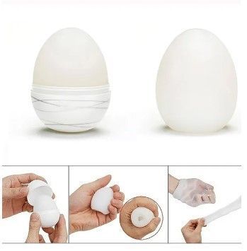 Мастурбатор Tenga Egg Wayy з рифленою текстурою, 70 мм, водостійкий B-OMT-EGG-001 фото