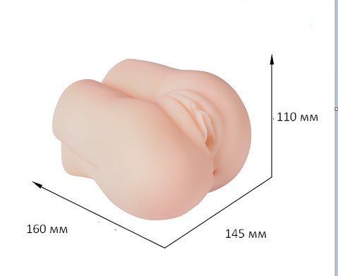Мастурбатор с отсосом "Sucking Vibrator", 10 режимов вибрации, водостойкий, реальный эффект B-SQ-MA50037-D фото