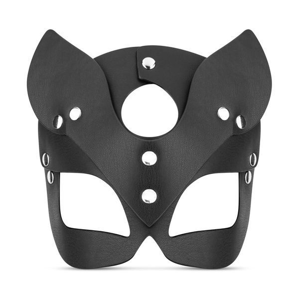 Маска Bedroom Fantasies Kinky Kitty для ігор у рольові розваги, чорна SO-SX3062 фото