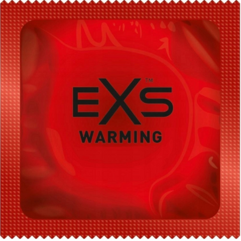 Презервативи EXS Warming з зігріваючим ефектом, 1 шт, рифлені, латексні B-EXS-4012 фото
