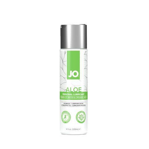 Смазка на водній основі JO H2O Organic Aloe 120 мл з гіалуроновою кислотою, зволожуюча та заспокійлива для чутливої шкіри SO-SX0722 фото