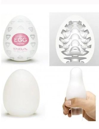 Мастурбатор Tenga Egg Stepper, эластичный и бархатистый, оригинальная интимная игрушка для ярких ощущений B-OMT-EGG-005 фото