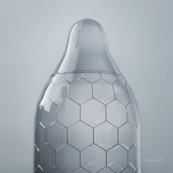 Презервативы LELO HEX Condoms Original 3 шт - тонкие, суперпрочные, натуральный латекс SO-SO8130 фото