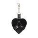 Брелок для ключей Art of Sex Chained Heart, черный, из эко-кожи, стильный аксессуар для БДСМ и альтернативных стилей SO-SX2243 фото 1