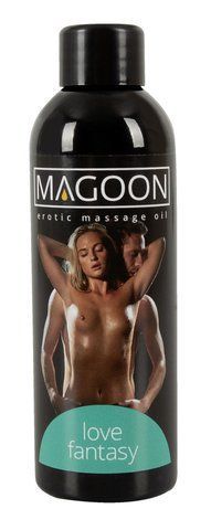 Масло масажне Magoon Love Fantasy 100 мл з ароматом жожоба, для підвищення чутливості шкіри B-ORI-621986 фото