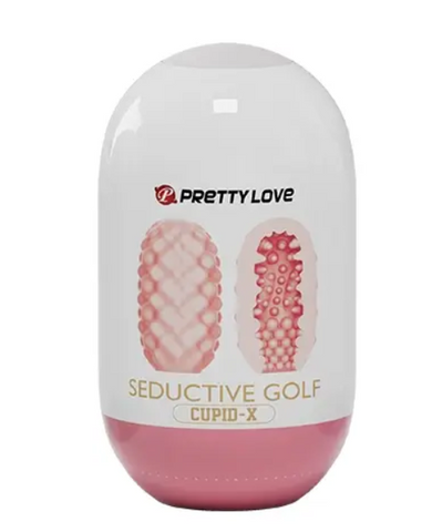 Мастурбатор яйце Pretty Love Seductive Golf Cupid-x, еластичний TPE, для яскравих відчуттів, 100 мм B-BI-014931-2 фото