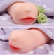 Мастурбатор ротик Cute nose з рельєфною поверхнею та рухомим язиком, 165 мм B-SQ-MA60016 фото 3