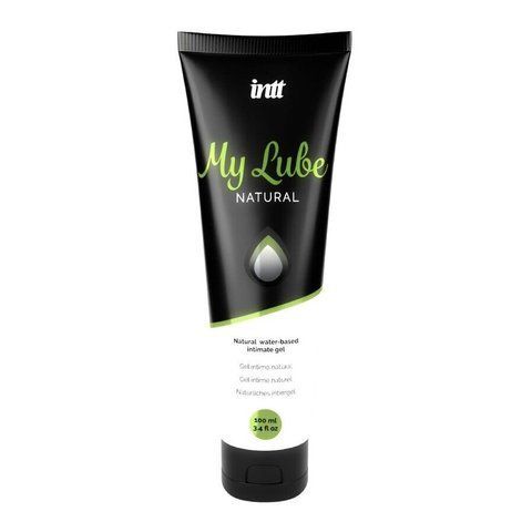 Лубрикант Intt My Lube Natural на водній основі, 100 мл, без запаху, натуральний склад SO-SX0724 фото