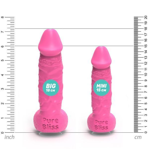 Крафтовое мыло-член с присоской Pure Bliss BIG Pink, 290 г, натуральное, для шутливого подарка SO-SO6364 фото