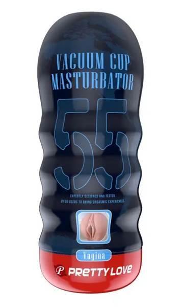 Мастурбатор вагина VACUUM CUP с ребристым тоннелем, 180 мм, TPR B-BM-00900T58 фото
