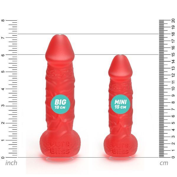 Крафтовое мыло-член Pure Bliss BIG Red с присоской, 290 г - веселый подарок для вечеринок SO-SO6365 фото