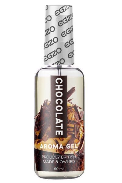 Оральний гель-лубрикант EGZO AROMA GEL Шоколад 50 мл - смачний і зволожуючий змазувач для інтимного життя B-LE-AR04 фото