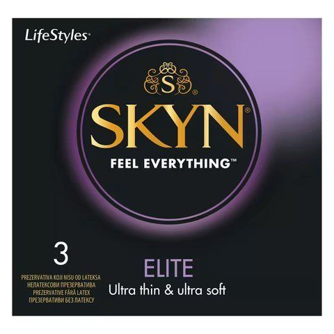 Презервативи SKYN Elite 3 шт. &ndash; ультратонкі, неалергенні, для максимального комфорту SO-SX2381 фото