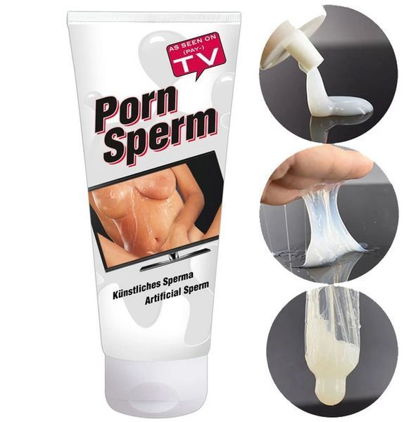 Смазка Porn Sperm 125 мл на водной основе без запаха для анального и вагинального секса B-ORI-623814 фото