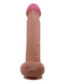 Фаллоімітатор на присосці LyBaile Sliding Skin 10,2" з хребтом та ефектом ковзаючої шкіри, 55 мм діаметра B-BW-008103NRG-1 фото 6