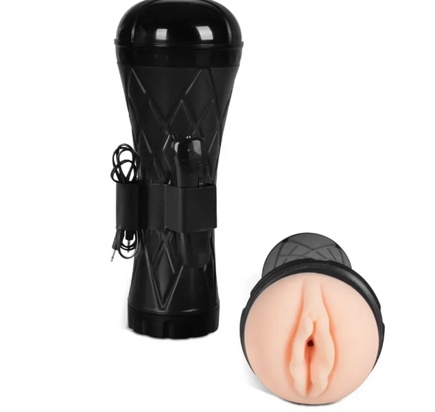 Мастурбатор с вибрацией Boss Series Vagina cyber skin Latarka, 7 режимов, 235 мм B-BS6000025 фото
