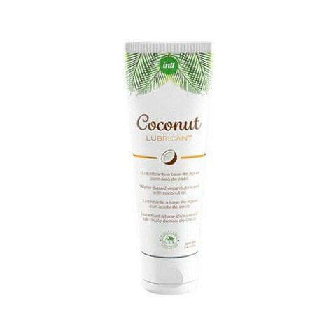 Доглядаючий лубрикант Intt Coconut на водній основі з кокосом 100 мл для інтимної близькості SO-SO6138 фото