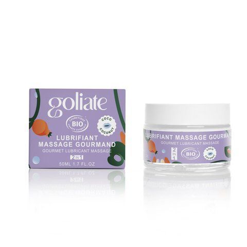 Масажне масло-лубрикант Goliate з ароматом кокоса 50 мл, 100% натуральний склад, для масажу та оральних ласок SO-SX3010 фото