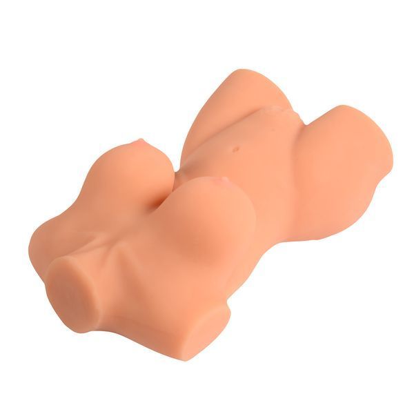 Реалістичний мастурбатор Jacob Solid Silicone з вагінальним та анальним отворами, 440 мм, кібершкіра B-XS-MA30001 фото