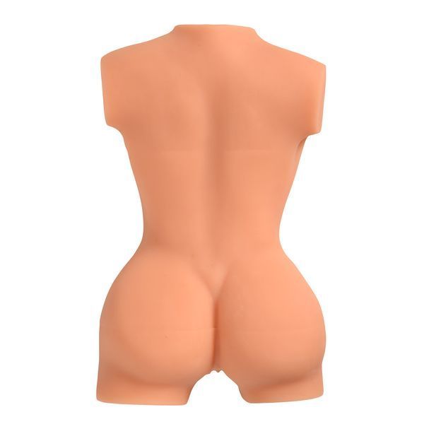 Реалістичний мастурбатор Jacob Solid Silicone з вагінальним та анальним отворами, 440 мм, кібершкіра B-XS-MA30001 фото