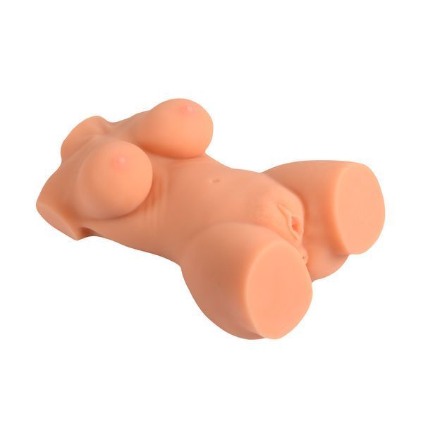 Реалістичний мастурбатор Jacob Solid Silicone з вагінальним та анальним отворами, 440 мм, кібершкіра B-XS-MA30001 фото