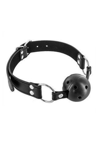 Повітропроникний кляп Fetish Tentation Rigid Gag Ball з жорстким кулькою для комфортного дихання SO-SO3732 фото