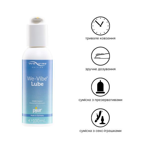 Лубрикант на водной основе Pjur We-Vibe Lube 100 мл с дозатором для игрушек SO-PJ12800 фото