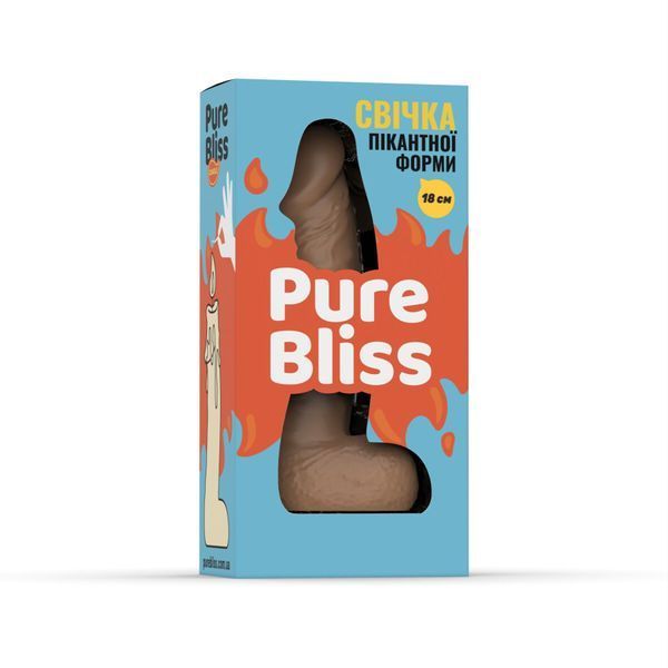 Свеча в виде члена Pure Bliss BIG 18 см для вечеринки и романтики SO-SX1651 фото