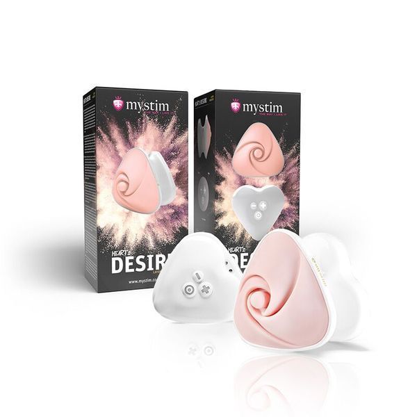 Вібратор для клітора Mystim Heart's Desire White, 8 режимів вібрації, водонепроникний, потужний SO-SO8141 фото