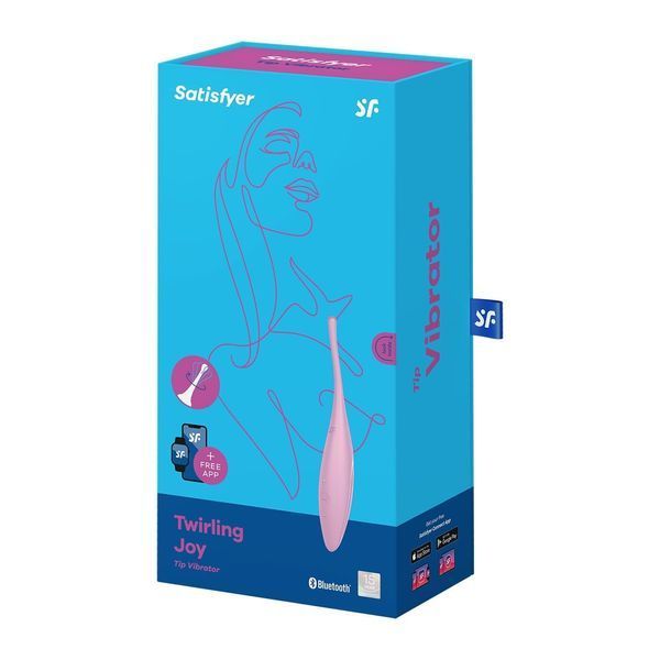 Смарт-вибратор для клітора Satisfyer Twirling Joy Pink з 8 режимами та управлінням через додаток SO-SO5557 фото