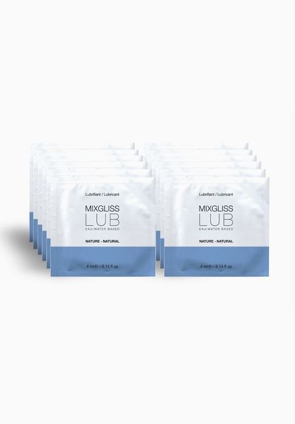 Пробник лубриканта MixGliss LUB NATURE 4 мл &ndash; натуральний, універсальний, без запаху та смаку SO-MG22382 фото
