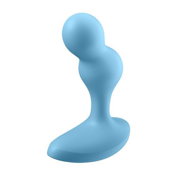 Смарт массажер простаты Satisfyer Deep Diver, 12 режимов вибрации, водостойкий силиконовый массажер, цвет Light Blue SO-SO6351 фото
