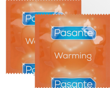 Презервативи Pasante Warming з зігріваючою змазкою, 1 шт, 190x52 мм B-PAS-223344 фото