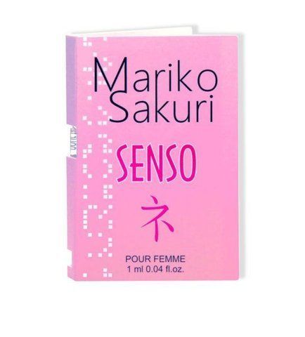 Жіночі парфуми з феромонами Mariko Sakuri SENSO, 1 мл - привабливий аромат з півонією та ваніллю B-91400055 фото