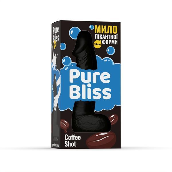 Ароматное мыло в форме члена Pure Bliss Black Coffee Shot 15 см с присоской, подарок для вечеринок SO-SX3021 фото