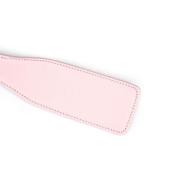 Паддл Liebe Seele White & Pink из кожи - стильный аксессуар для игр SO-SX2829 фото
