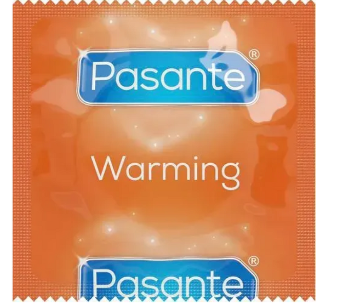 Презервативи Pasante Warming з зігріваючою змазкою, 1 шт, 190x52 мм B-PAS-223344 фото