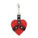 Брелок на карабіні Art of Sex Chained Heart, Червоний, для ключів, еко-шкіра, стильний аксесуар SO-SX2338 фото 2