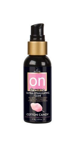 Возбуждающая смазка Sensuva Ultra-Stimulating 57 мл с эффектом тепла и пульсации, вкус сахарной ваты SO-SO7841 фото