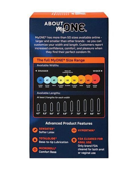 Презервативы MyONE Extra Wide & Long 10 шт - комфорт и защита из США SO-SX1253 фото