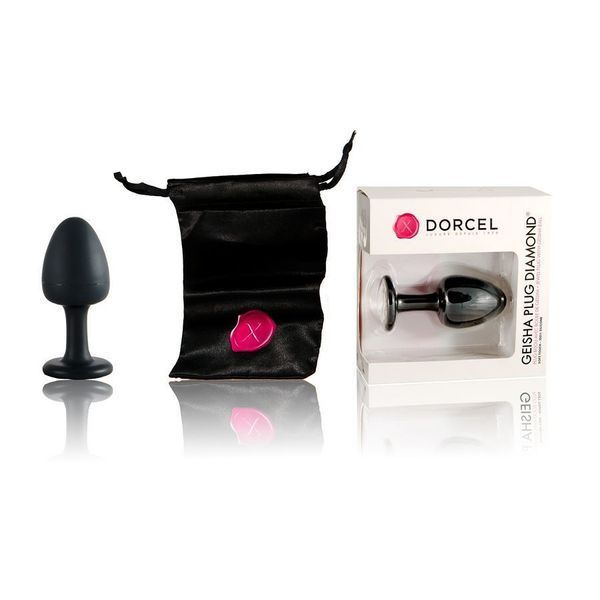 Анальна пробка Dorcel Geisha Plug Diamond L з вібрацією, діаметр 4 см, для чуттєвих відчуттів SO-MD1304 фото