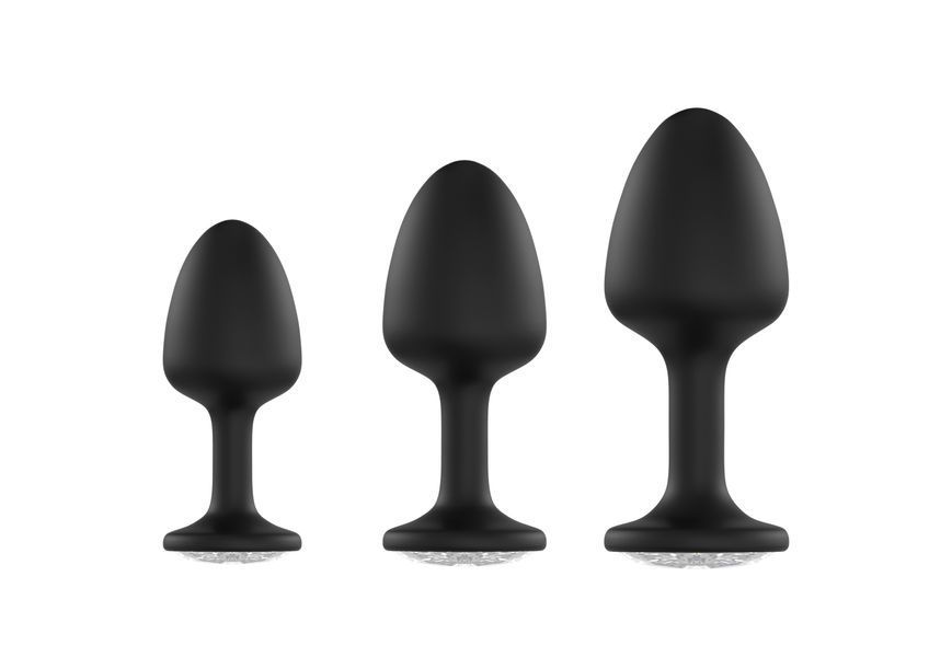 Анальна пробка Dorcel Geisha Plug Diamond L з вібрацією, діаметр 4 см, для чуттєвих відчуттів SO-MD1304 фото