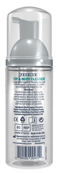 Очищающая пенка Swiss Navy Toy & Body Cleaner 47 мл с маслом лаванды и чайного дерева SO-SO5727-R фото
