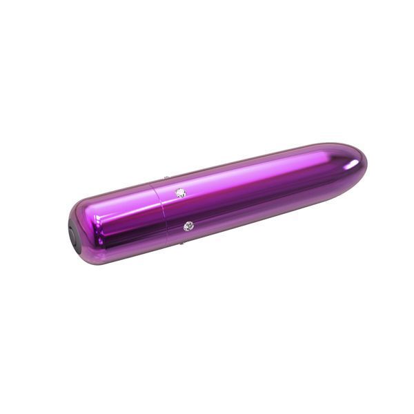 Вибропуля PowerBullet Pretty Point фиолетовая, перезаряжаемая, 10 режимов, водонепроницаемая SO-SO5565 фото
