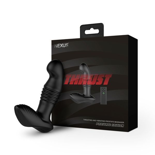Массажер простаты Nexus Thrust Prostate Edition с вибрацией и пульсацией, пульт ДУ, водонепроницаемый SO-SO9860 фото